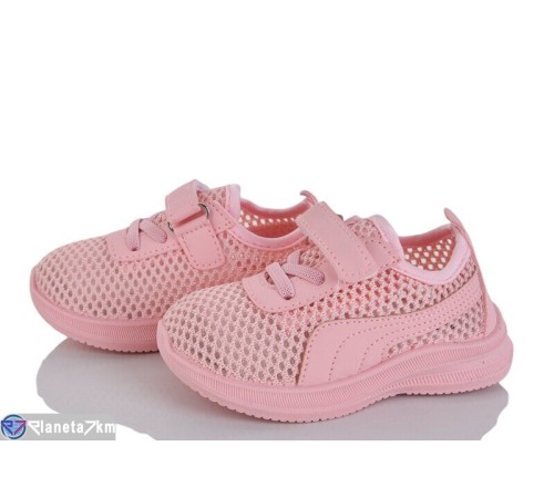 Дитячі кросівки на літо (12 пар р.21-26) рожевий  "Gama"