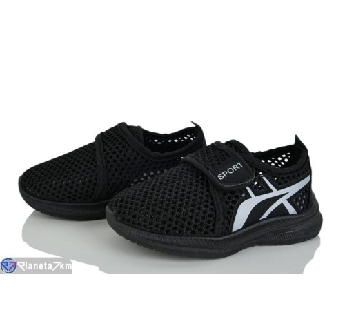 Дитячі кросівки на літо (12 пар р.21-26) чорний  "Gama"