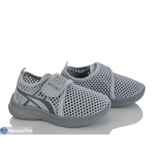 Дитячі кросівки на літо (12 пар р.21-26) сірий  "Gama"