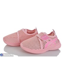 Дитячі кросівки на літо (12 пар р.21-26) рожевий  "Gama"