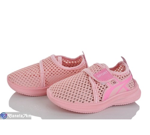 Дитячі кросівки на літо (12 пар р.21-26) рожевий  "Gama"