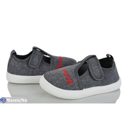 Тапки дитячі на літо (12 пар р.26-31) сірий  "Gama"