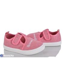 Тапки дитячі на літо (12 пар р.26-31) рожевий  "Gama"