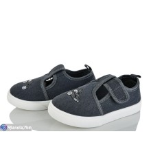 Тапки дитячі на літо (12 пар р.26-31) сірий  "Gama"