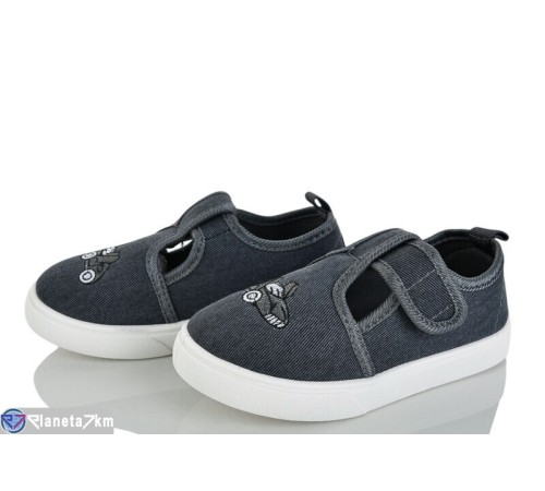 Тапки дитячі на літо (12 пар р.26-31) сірий  "Gama"