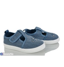 Тапки дитячі на літо (12 пар р.26-31) синій  "Gama"