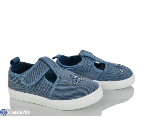 Тапки дитячі на літо (12 пар р.26-31) синій  "Gama"