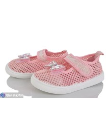 Тапки дитячі на літо (12 пар р.26-31) рожевий  "Gama"