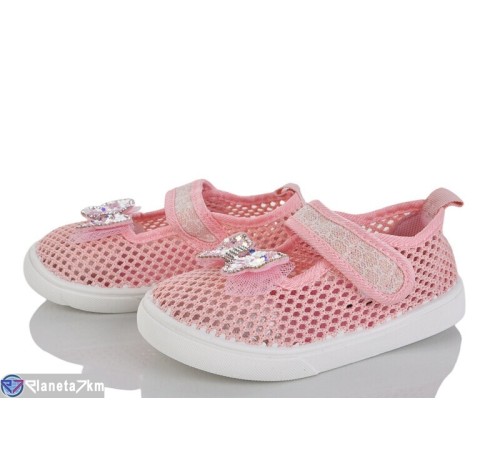 Тапки дитячі на літо (12 пар р.26-31) рожевий  "Gama"