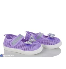 Тапки дитячі на літо (12 пар р.26-31) фіолетовий  "Gama"