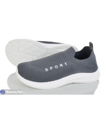 Дитячі кросівки на літо (8 пар р.31-38) сірий  "Gama"