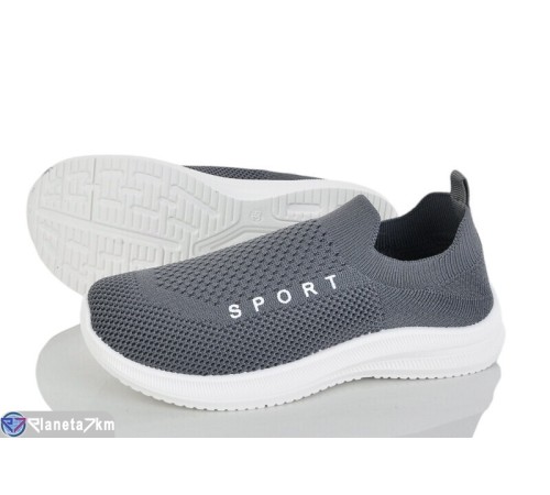 Дитячі кросівки на літо (8 пар р.31-38) сірий  "Gama"