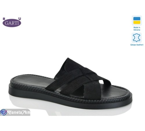 Шлепки жіночі на літо (6 пар р.36-40) чорний  "Garti"