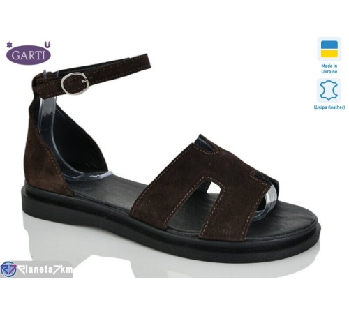 Босоніжки жіночі на літо (6 пар р.36-40) коричневий  "Garti"