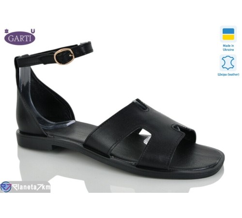 Босоніжки жіночі на літо (6 пар р.36-40) чорний  "Garti"
