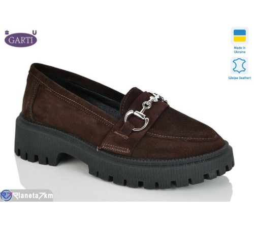 Туфлі жіночі на весну/осінь (6 пар р.36-40) коричневий  "Garti"