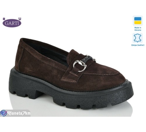 Туфлі жіночі на весну/осінь (6 пар р.36-40) коричневий  "Garti"
