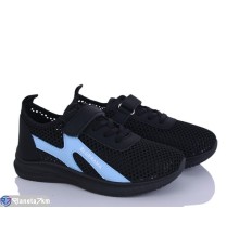 Дитячі кросівки на літо (8 пар р.31-38) чорний  "Gama"