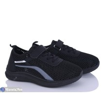 Дитячі кросівки на літо (8 пар р.31-38) чорний  "Gama"