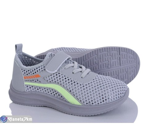 Дитячі кросівки на літо (8 пар р.31-38) сірий  "Gama"