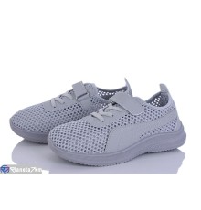 Дитячі кросівки на літо (8 пар р.31-38) сірий  "Gama"