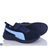 Дитячі кросівки на літо (8 пар р.31-38) синій  "Gama"