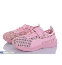 Дитячі кросівки на літо (8 пар р.31-38) рожевий  "Gama"