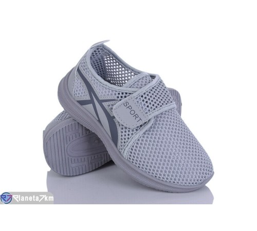 Дитячі кросівки на літо (8 пар р.31-38) сірий  "Gama"