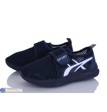 Дитячі кросівки на літо (8 пар р.31-38) синій  "Gama"