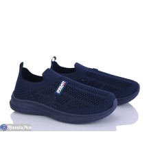 Дитячі кросівки на літо (8 пар р.31-38) синій  "Gama"