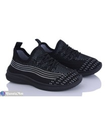 Дитячі кросівки на літо (8 пар р.31-38) чорний  "Gama"