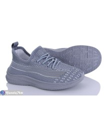 Дитячі кросівки на літо (8 пар р.31-38) сірий  "Gama"