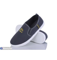 Сліпони дитячі на весну/осінь (12 пар р.32-37) сірий  "Gama"