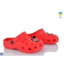 Кроки дитячі на літо (6 пар р.30-35) червоний  "Ladmir"