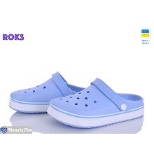 Кроки жіночі на літо (6 пар р.36-41) блакитний  "Roks"
