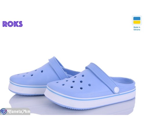 Кроки жіночі на літо (6 пар р.36-41) блакитний  "Roks"