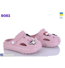 Кроки дитячі на літо (6 пар р.24-35 ) рожевий  "Roks"