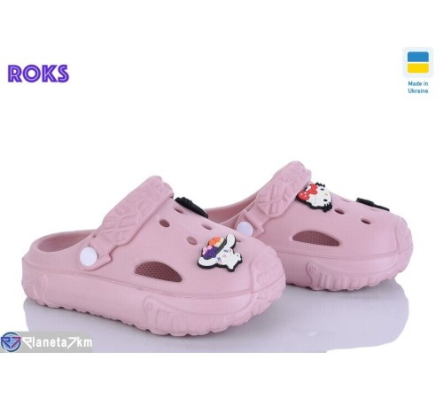 Кроки дитячі на літо (6 пар р.24-35 ) рожевий  "Roks"