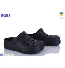 Шлепки дитячі на літо (6 пар р.31-35) чорний  "Roks"