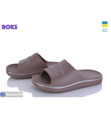 Шлепки дитячі на літо (6 пар р.31-36) коричневий  "Roks"