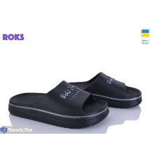 Шлепки жіночі на літо (8 пар р.37-40) чорний  "Roks"