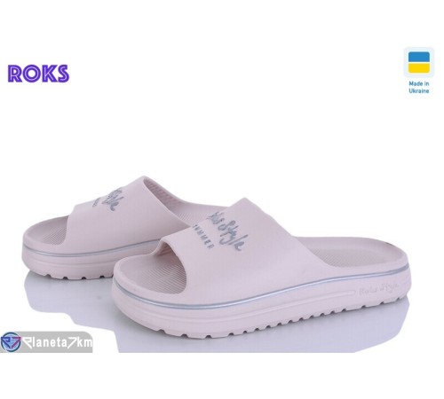 Шлепки жіночі на літо (8 пар р.37-40) бежевий  "Roks"