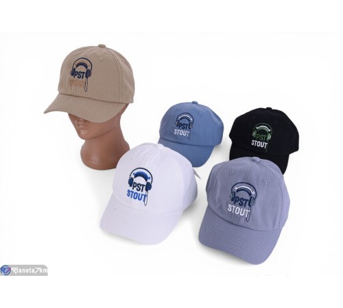 Дитяча кепка на літо (5 шт. р.сетка 52-54) мікс  "CAROLLA"