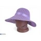 Капелюх жіночий на літо (5 шт. р.сетка 58) фіолетовий  "CAROLLA"
