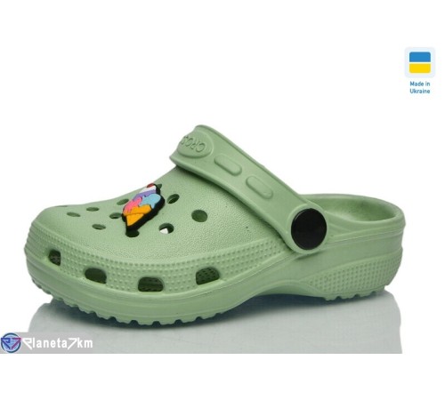 Кроки дитячі на літо (6 пар р.24-29) зелений  "LOTTOS"