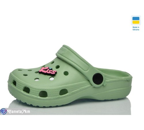 Шлепки дитячі на літо (6 пар р.30-35) зелений  "LOTTOS"