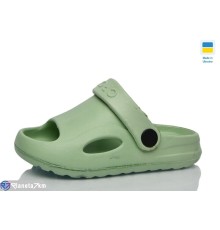 Шлепки дитячі на літо (6 пар р.24-29) зелений  "LOTTOS"