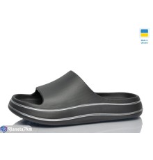 Шлепки жіночі на літо (8 пар р.36-40) графіт  "LOTTOS"