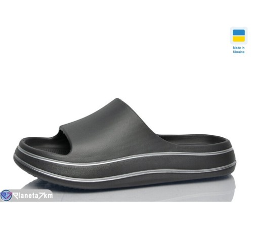 Шлепки жіночі на літо (8 пар р.36-40) графіт  "LOTTOS"