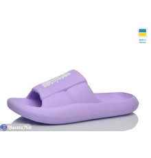 Шлепки жіночі на літо (8 пар р.36-41) фіолетовий  "LOTTOS"